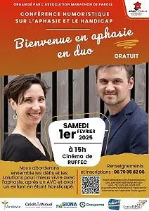 Illustration slider Bienvenue en aphasie en duo