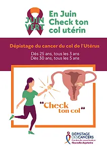 Illustration slider En Juin, Check ton col utérin